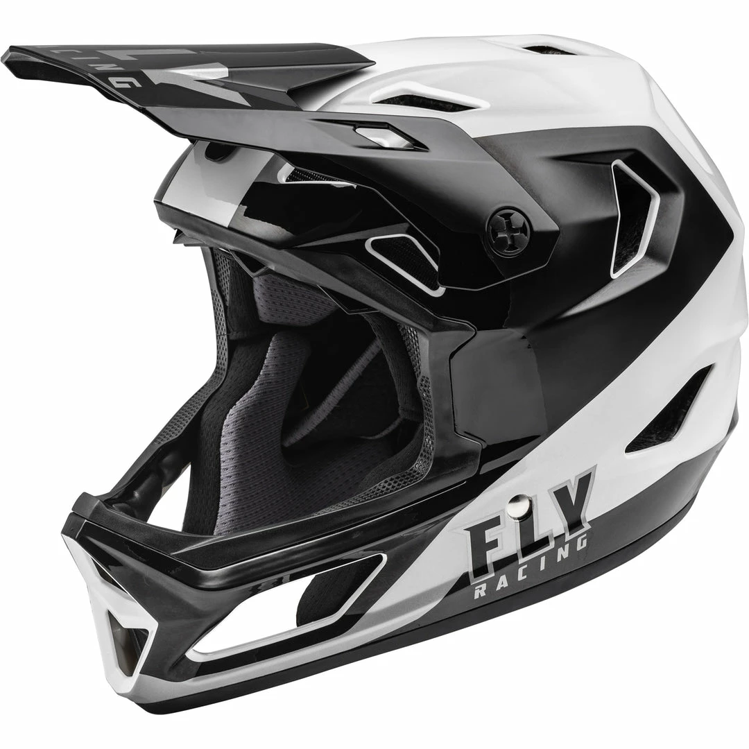 Fly Racing Rayce BMX Race Helmet-Black/White Helmets 1 Fly Racing Rayce BMX Race Helmet-Black/White Helmets