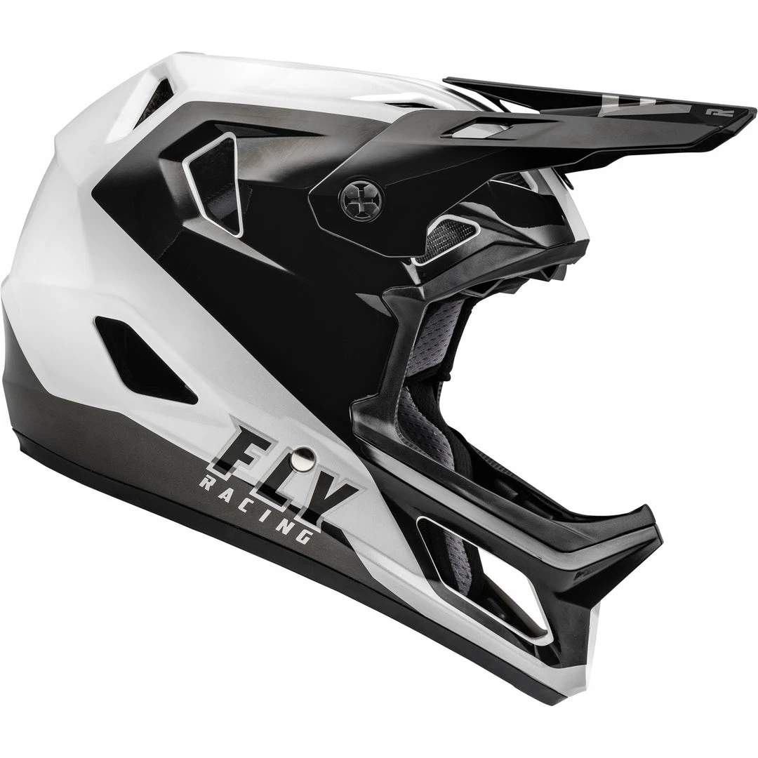 Fly Racing Rayce BMX Race Helmet-Black/White Helmets 2 Fly Racing Rayce BMX Race Helmet-Black/White Helmets
