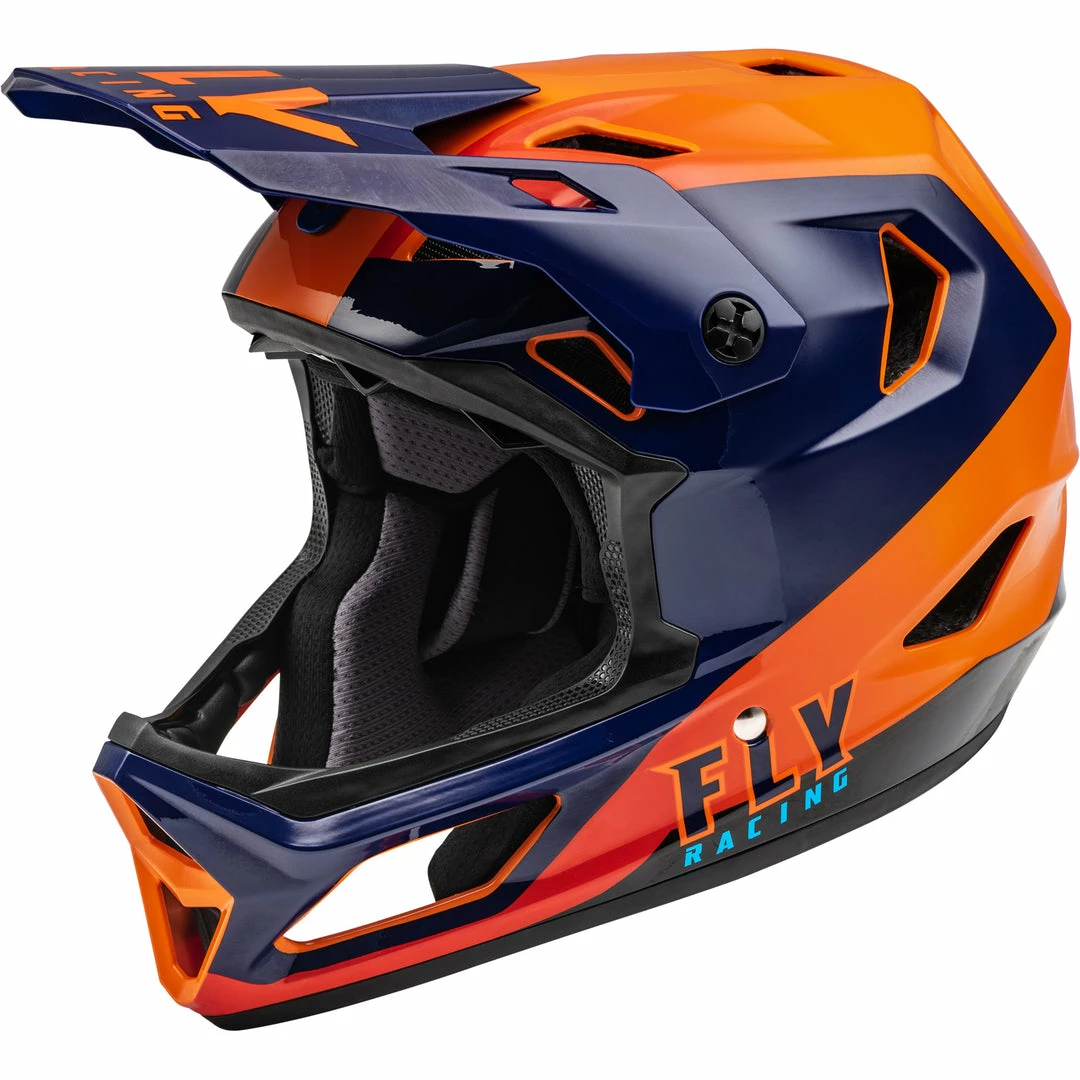Fly Racing Rayce BMX Race Helmet-Navy/Orange/Red Helmets 1 Fly Racing Rayce BMX Race Helmet-Navy/Orange/Red Helmets