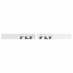 Fly Racing 2022 Zone Pro Goggles-White/Grey W/Silver Mirror/Smoke Lens PROTECTIVE GEAR