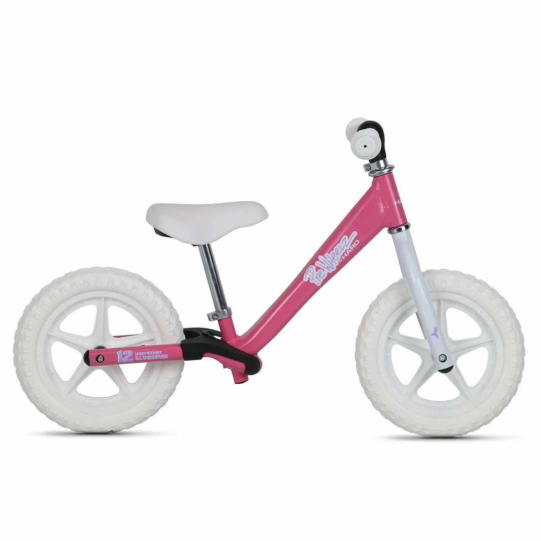 Haro Prewheelz 12" BMX Balance Bike-Pink 1 Haro Prewheelz 12" BMX Balance Bike-Pink