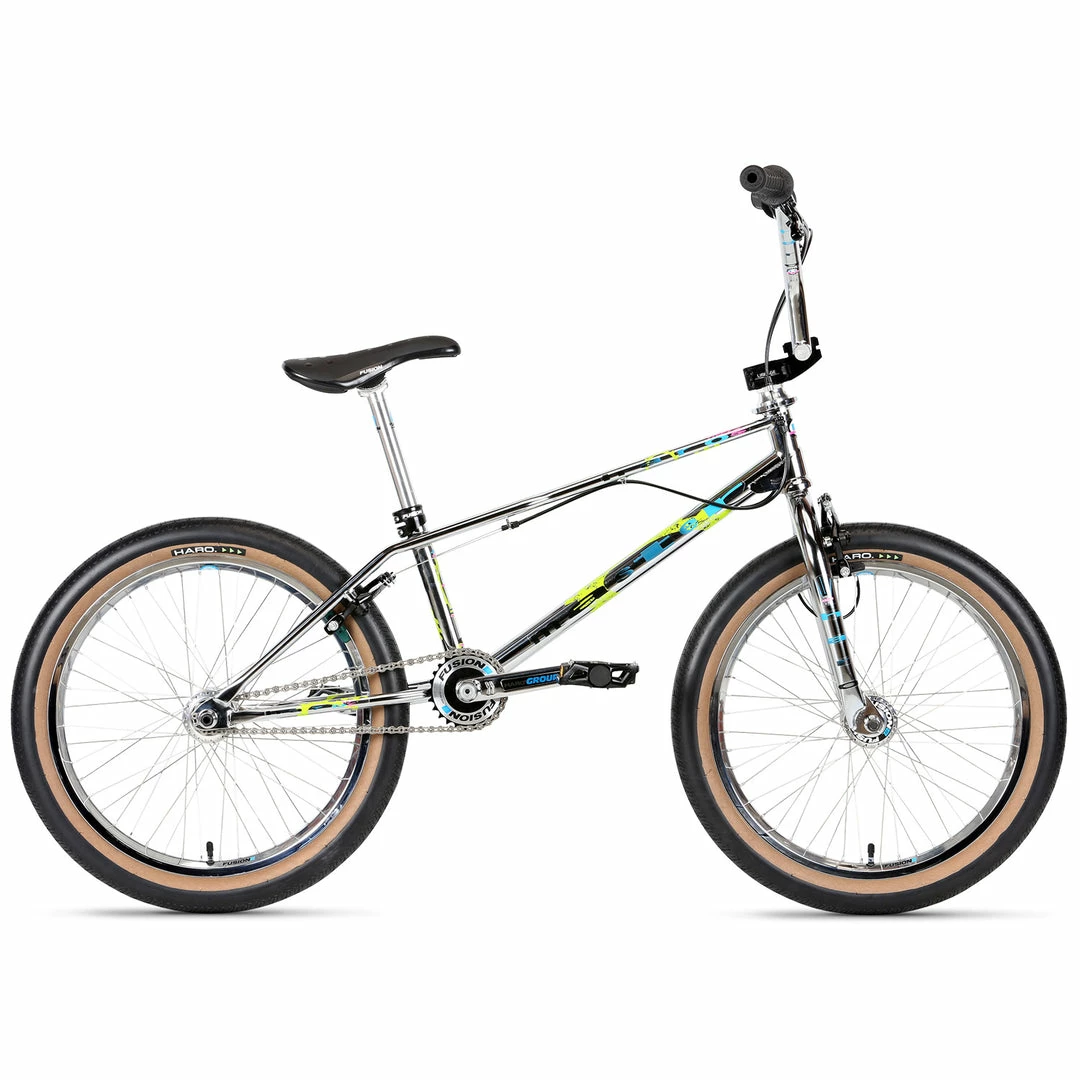 Haro Lineage Ground Master 19.5"TT BMX Freestyle Bike-Chrome FREESTYLE BIKES 1 Haro Lineage Ground Master 19.5"TT BMX Freestyle Bike-Chrome FREESTYLE BIKES