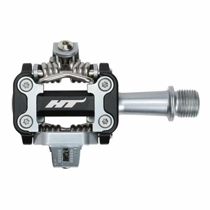 HT M1 Clipless BMX Pedal-Black/Silver Pedals 1 HT M1 Clipless BMX Pedal-Black/Silver Pedals