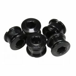 COMPONENTS Insight Chromoly Chainring Bolts-6.5mm X 4mm-Black