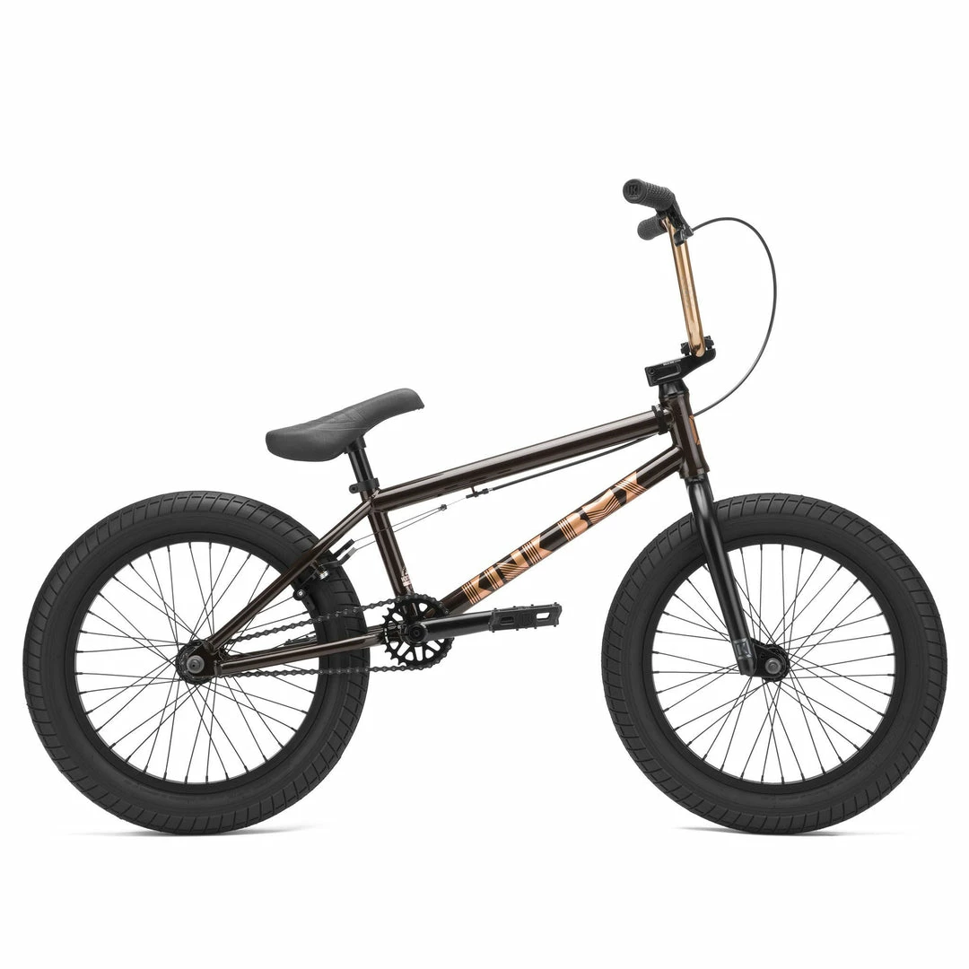Kink Kicker 18" BMX Bike-Gloss Black Copper FREESTYLE BIKES 1 Kink Kicker 18" BMX Bike-Gloss Black Copper FREESTYLE BIKES