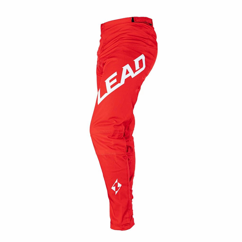 Lead Racing Ultra BMX Race Pants-Red/White 4 Lead Racing Ultra BMX Race Pants-Red/White