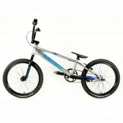 Meybo Clipper Pro BMX Race Bike-Grey/Blue/Cyan
