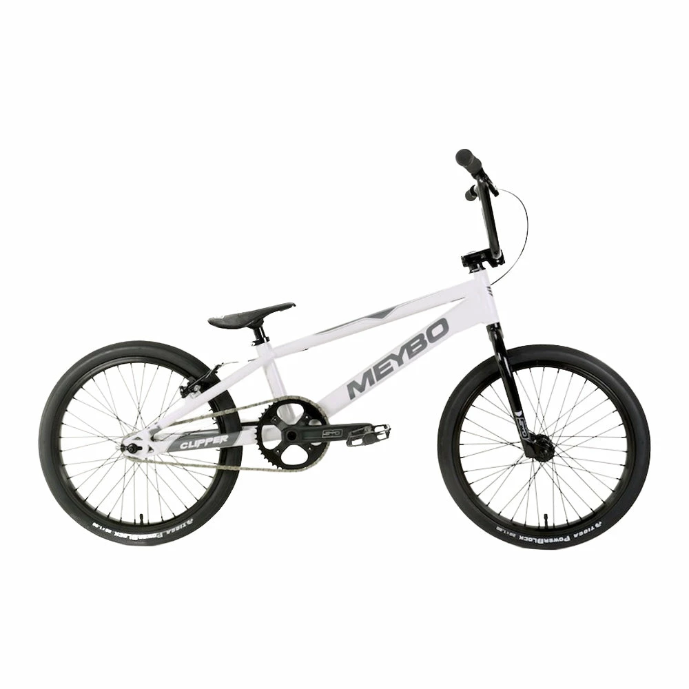 Meybo Clipper Expert XL BMX Race Bike-White/Grey/Black 1 Meybo Clipper Expert XL BMX Race Bike-White/Grey/Black