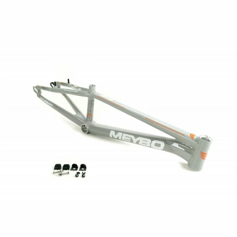 FRAMES Meybo Holeshot BMX Race Frame-Grey/White/Orange 4 FRAMES Meybo Holeshot BMX Race Frame-Grey/White/Orange