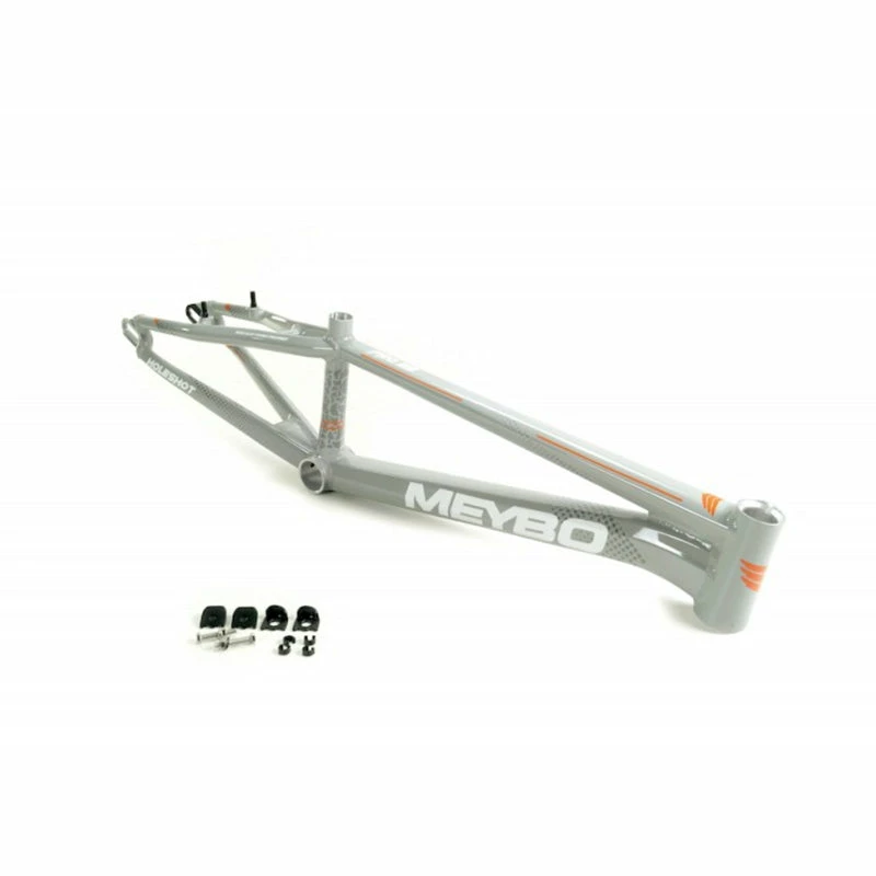 FRAMES Meybo Holeshot BMX Race Frame-Grey/White/Orange 8 FRAMES Meybo Holeshot BMX Race Frame-Grey/White/Orange