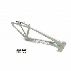 FRAMES Meybo Holeshot BMX Race Frame-Grey/White/Orange