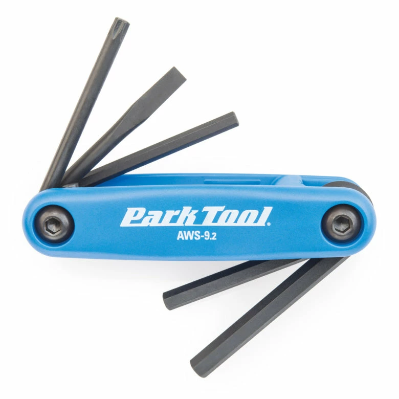 Park Tool AWS-9.2 Fold-Up Hex Wrench Set TOOLS 1 Park Tool AWS-9.2 Fold-Up Hex Wrench Set TOOLS