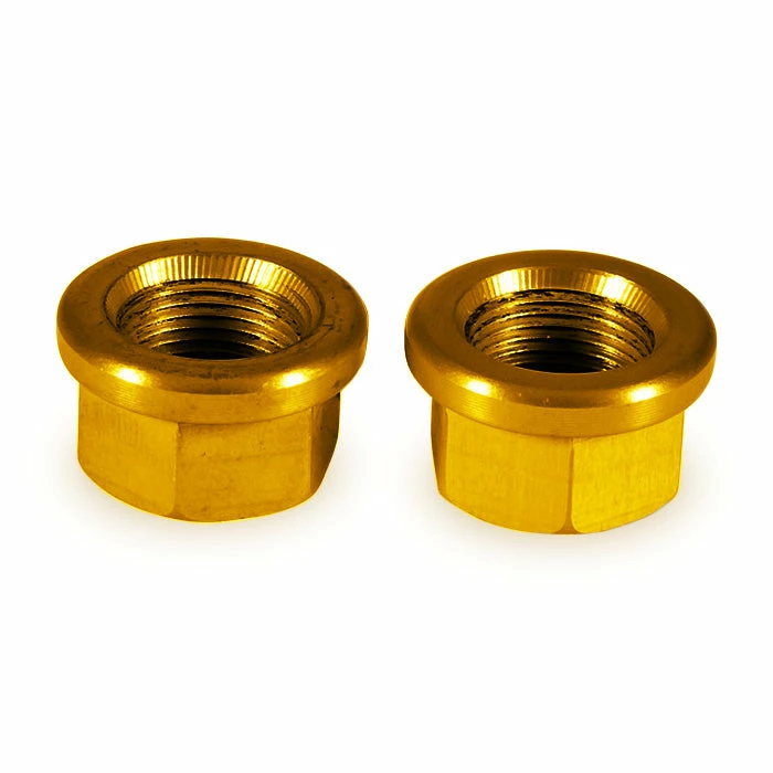 Profile Aluminum Axle Nuts-Anodized Hubs 4 Profile Aluminum Axle Nuts-Anodized Hubs