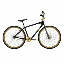 BIKES Race Inc. RA29-B Bottema Retro 29" BMX Freestyle Bike-Black/Gold