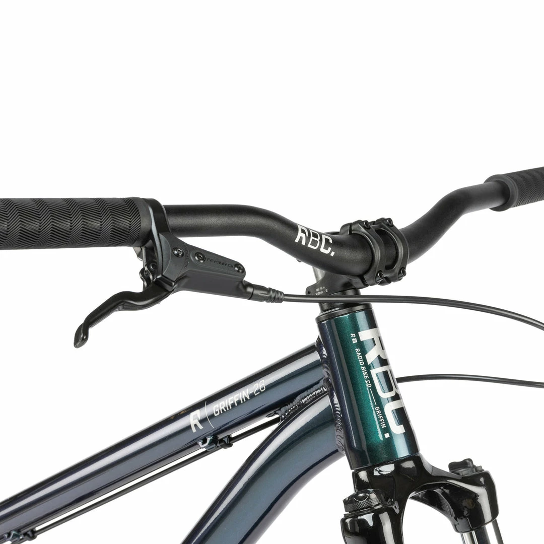 Radio Griffin 26" BMX Dirt Jump Bike-Cobalt Green 4 Radio Griffin 26" BMX Dirt Jump Bike-Cobalt Green
