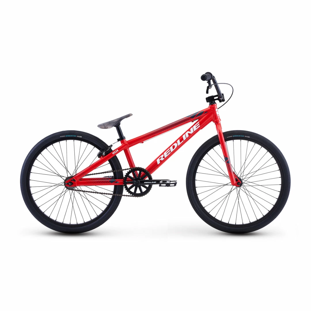 Redline MX 24 Cruiser 24" BMX Race Bike-Bright Red Gloss 1 Redline MX 24 Cruiser 24" BMX Race Bike-Bright Red Gloss