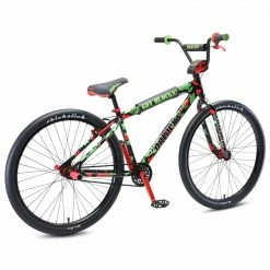 SE DBlocks Big Ripper 29" BMX Freestyle Bike-Green/Red Camo RACE BIKES 8 SE DBlocks Big Ripper 29