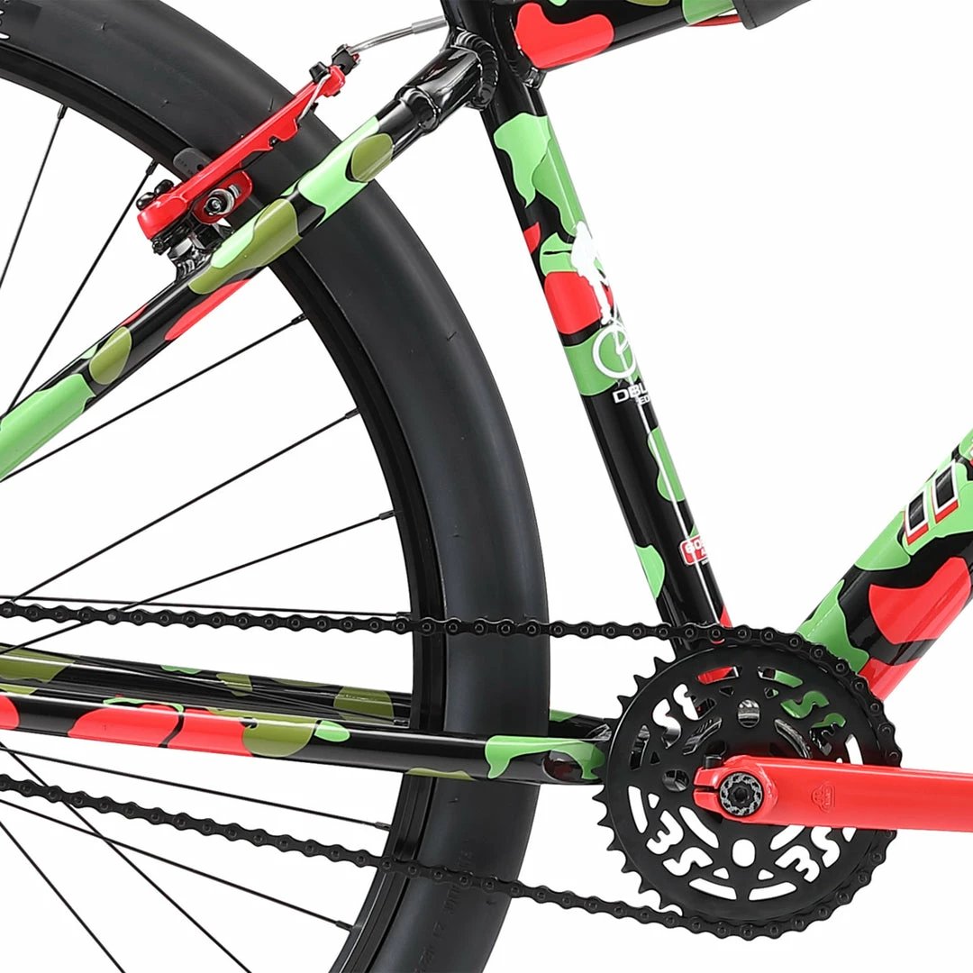 SE DBlocks Big Ripper 29" BMX Freestyle Bike-Green/Red Camo RACE BIKES 6 SE DBlocks Big Ripper 29" BMX Freestyle Bike-Green/Red Camo RACE BIKES