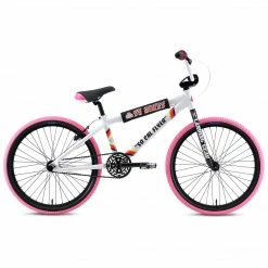 SE Racing So Cal Flyer 24" BMX Bike-White/Pink