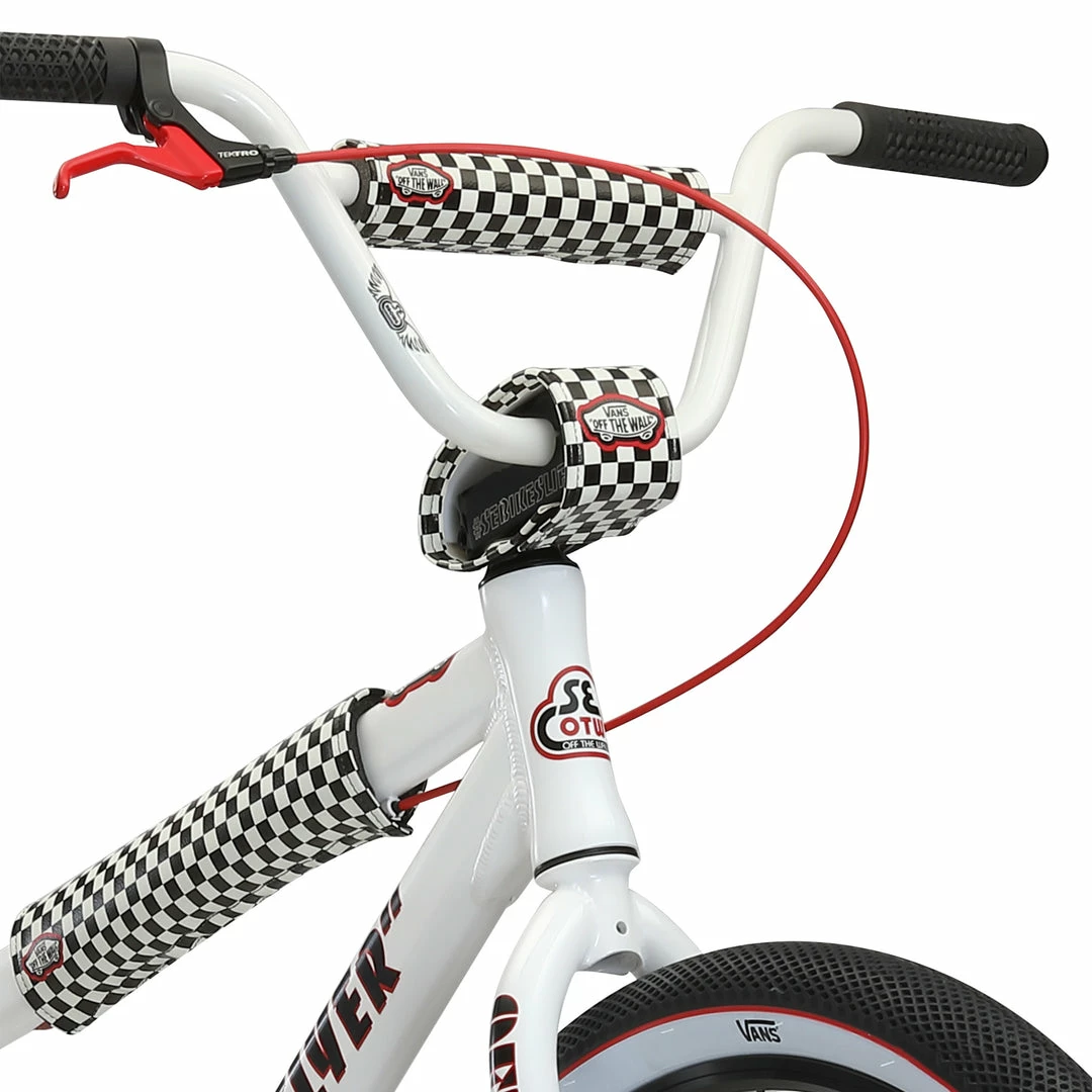 FREESTYLE BIKES SE Vans Blocks Flyer 26" BMX Freestyle Bike-White 4 FREESTYLE BIKES SE Vans Blocks Flyer 26" BMX Freestyle Bike-White