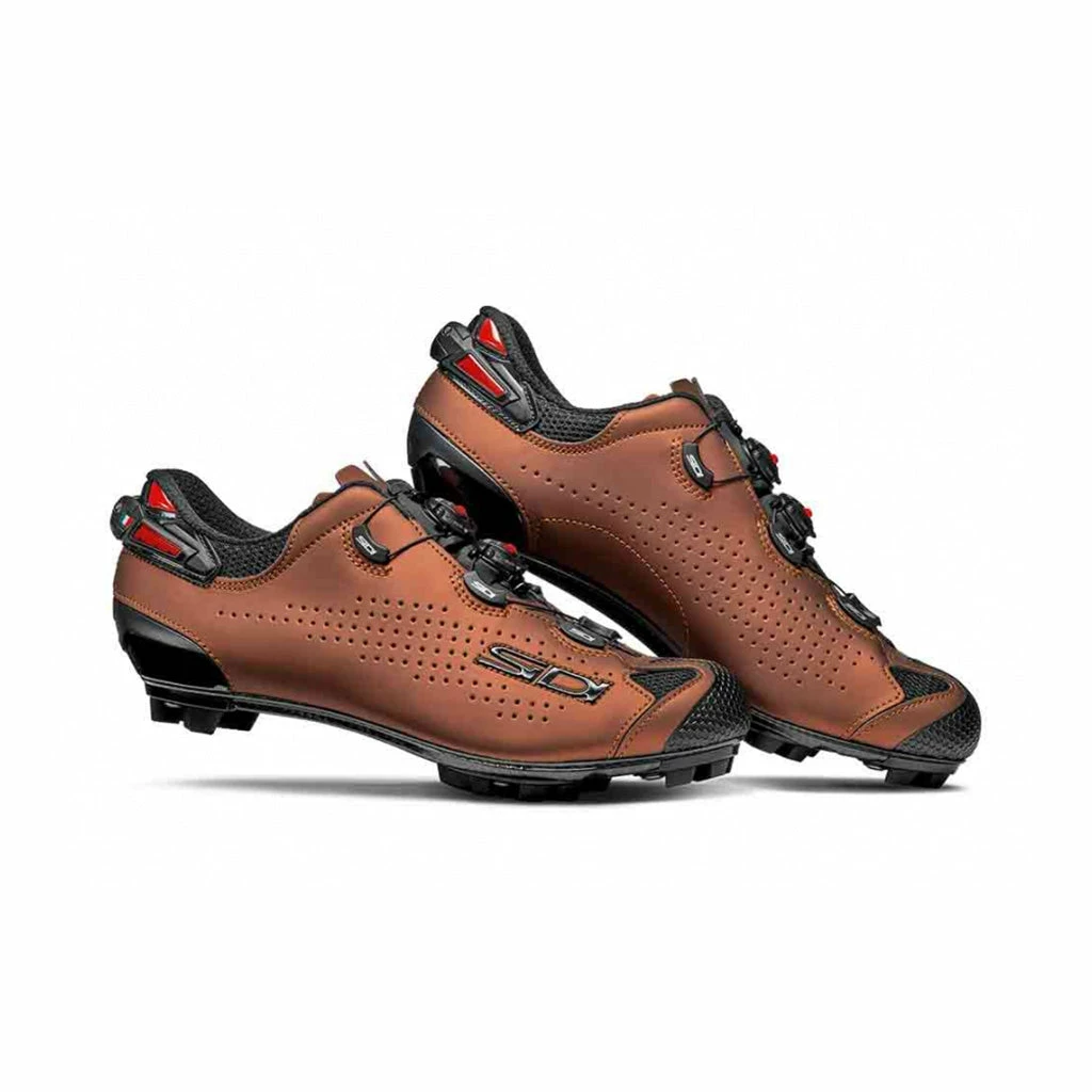 Sidi Tiger 2 MTB Clipless Shoes-Black/Rust 1 Sidi Tiger 2 MTB Clipless Shoes-Black/Rust