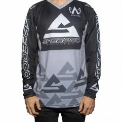 RACE WEAR Speedco Race Jersey-Black/Grey