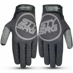 Stay Strong Staple 3 BMX Race Gloves-Black RACE WEAR