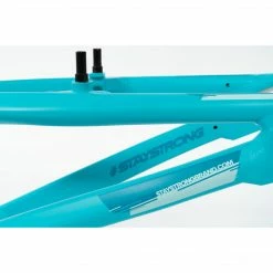 Stay Strong For Life V3 BMX Race Frame-Aqua FRAMES