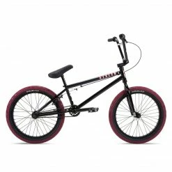 Stolen Casino 20.25"TT BMX Freestyle Bike-Black/Red BIKES