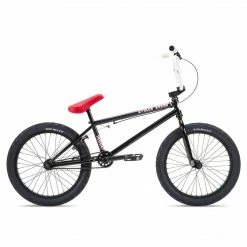 Stolen Stereo 20.75"TT BMX Freestyle Bike-Black/Red BIKES