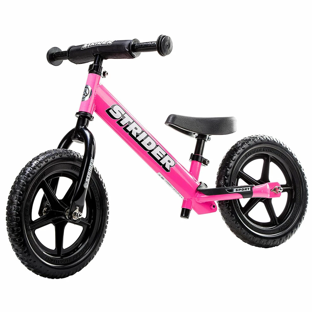 Strider 12 Pro Balance Bike-Pink PUSH BIKES 1 Strider 12 Pro Balance Bike-Pink PUSH BIKES
