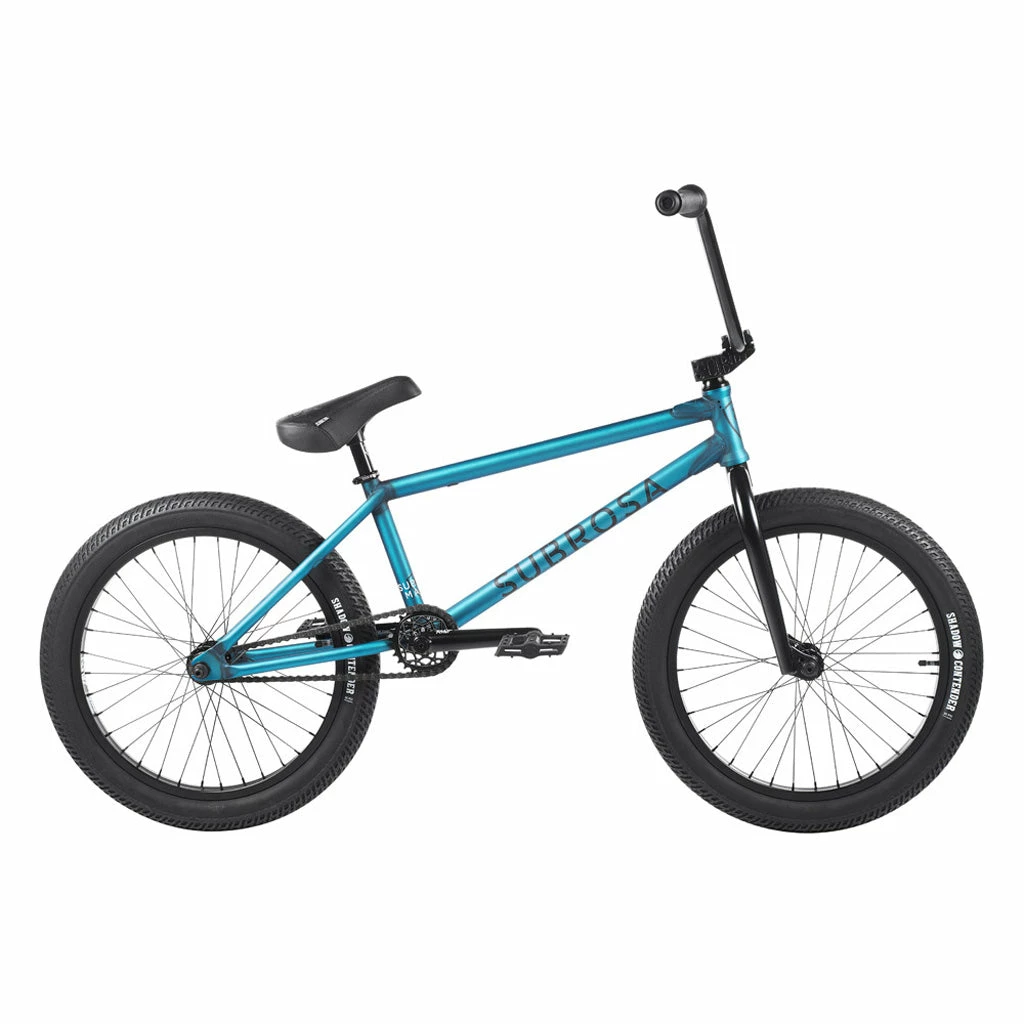 Subrosa Malum 21"TT BMX Freestyle Bike-Matte Trans Teal FREESTYLE BIKES 1 Subrosa Malum 21"TT BMX Freestyle Bike-Matte Trans Teal FREESTYLE BIKES