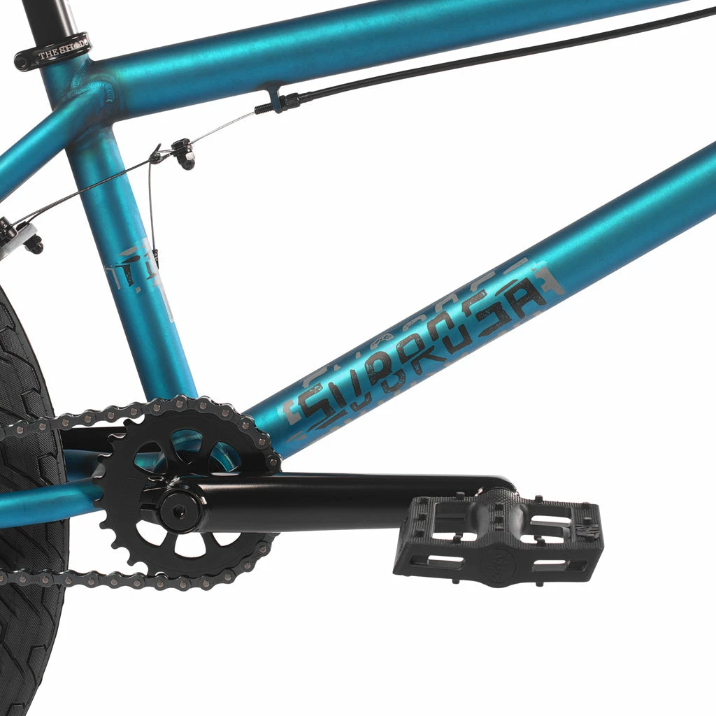 BIKES Subrosa Tiro L 20.75"TT BMX Freestyle Bike-Matte Trans Teal 5 BIKES Subrosa Tiro L 20.75"TT BMX Freestyle Bike-Matte Trans Teal