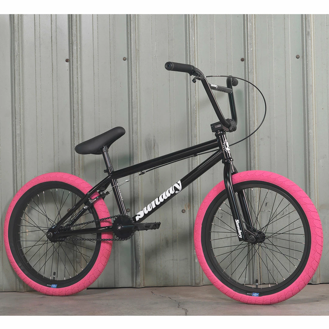 BIKES Sunday Blueprint 20"TT BMX Freestyle Bike-Gloss Black/Pink 1 BIKES Sunday Blueprint 20"TT BMX Freestyle Bike-Gloss Black/Pink