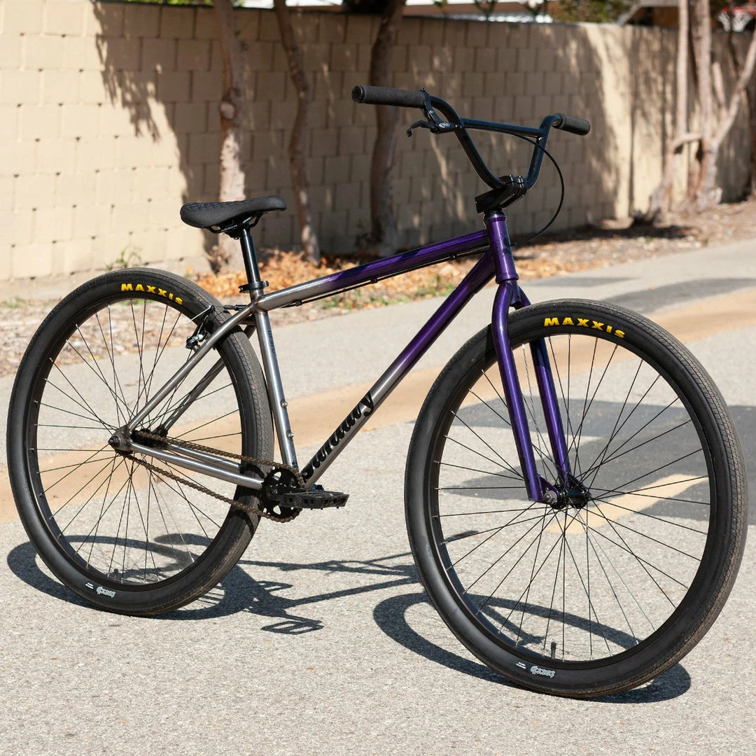 Sunday High-C 29" BMX Freestyle Bike-Gloss Translucent Purple/Raw Fade 2 Sunday High-C 29" BMX Freestyle Bike-Gloss Translucent Purple/Raw Fade