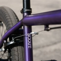 Sunday Scout 20.75"TT BMX Freestyle Bike-Matte Translucent Purple 19 Sunday Scout 20.75