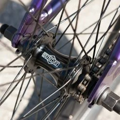 Sunday Scout 20.75"TT BMX Freestyle Bike-Matte Translucent Purple 21 Sunday Scout 20.75