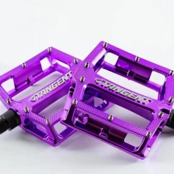 Tangent Platform Pedals-Purple Chrome