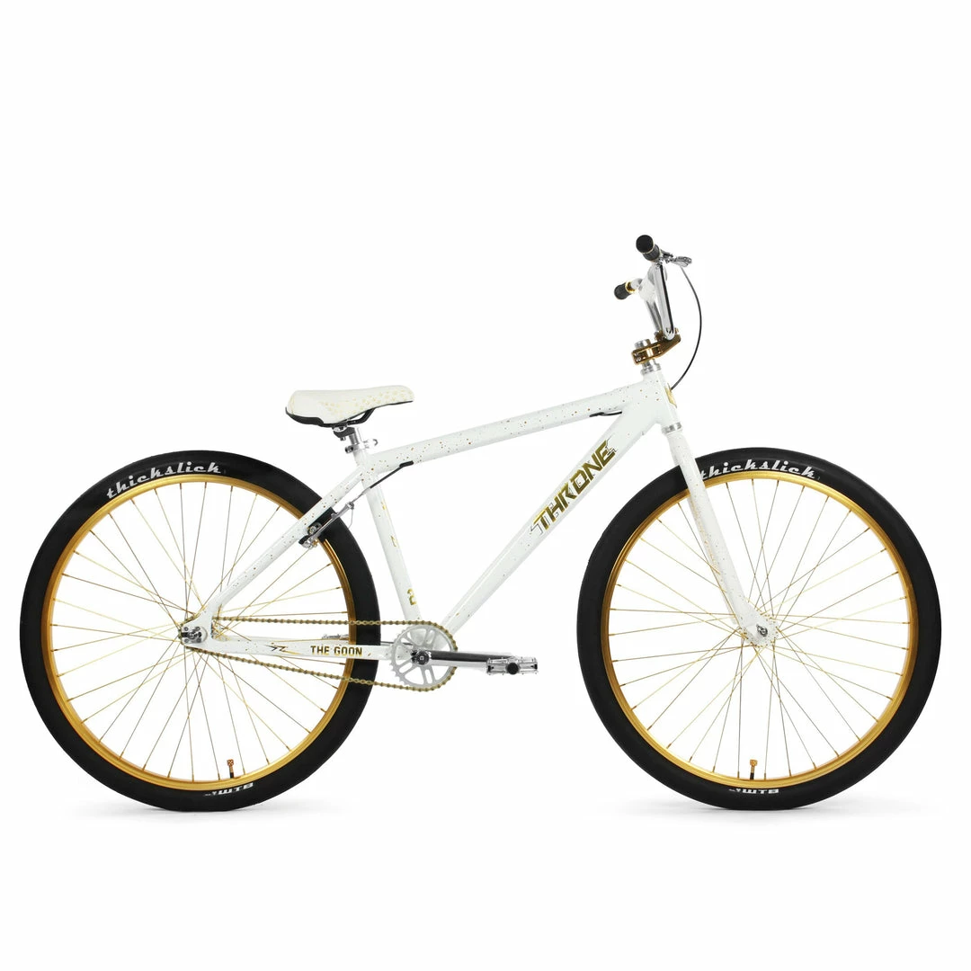 BIKES Throne Cycles The Goon 29" BMX Freestyle Bike-White Bling 1 BIKES Throne Cycles The Goon 29" BMX Freestyle Bike-White Bling