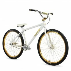 BIKES Throne Cycles The Goon 29" BMX Freestyle Bike-White Bling