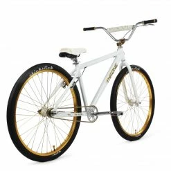 BIKES Throne Cycles The Goon 29" BMX Freestyle Bike-White Bling 5 BIKES Throne Cycles The Goon 29