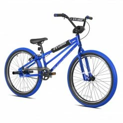 Thruster Tri Power XL Cruiser 24" BMX Freestyle Bike-Blue Chrome