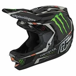 Troy Lee Designs D4 Carbon MIPS Monster Fairclough-Black PROTECTIVE GEAR