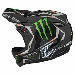 Troy Lee Designs D4 Carbon MIPS Monster Fairclough-Black PROTECTIVE GEAR