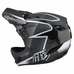 Troy Lee Designs D4 Carbon Lines BMX Helmet-Black/Gray 10 Troy Lee Designs D4 Carbon Lines BMX Helmet-Black/Gray