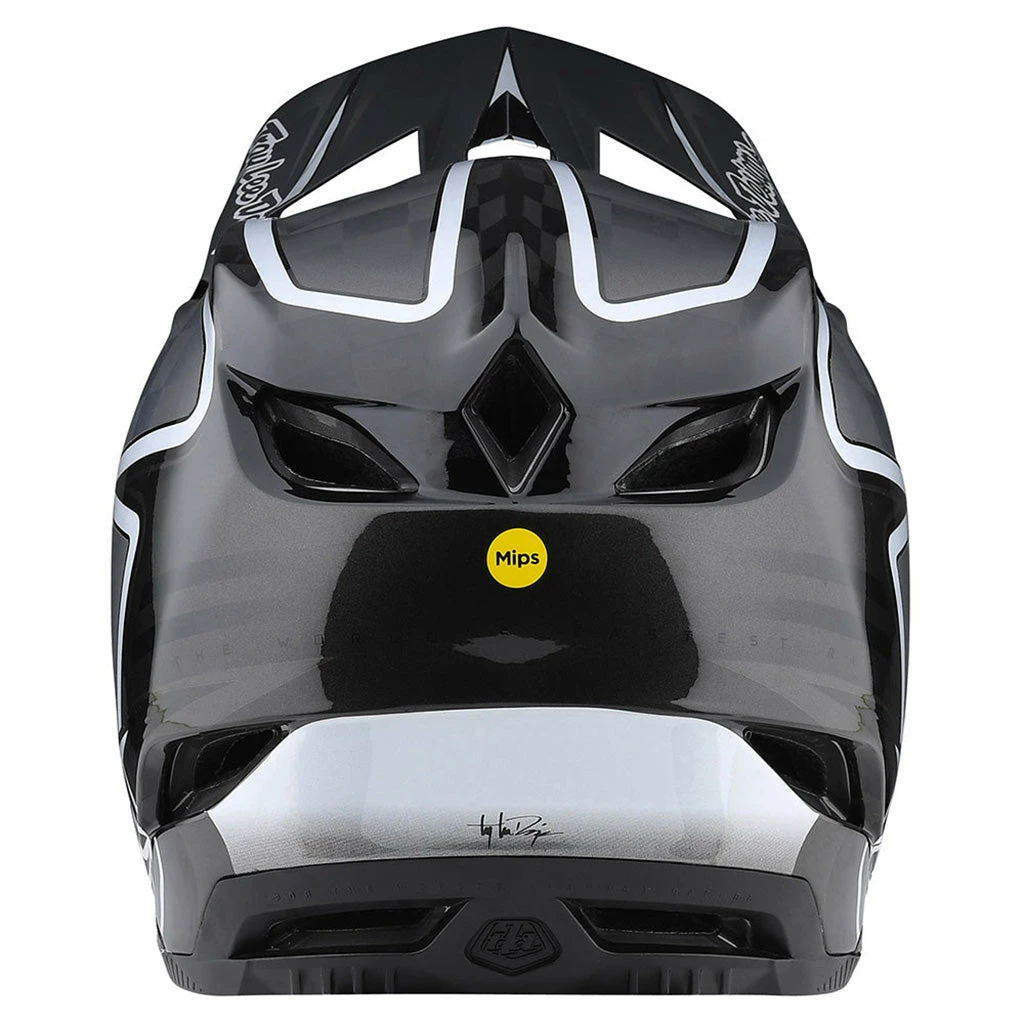 Troy Lee Designs D4 Carbon Lines BMX Helmet-Black/Gray 4 Troy Lee Designs D4 Carbon Lines BMX Helmet-Black/Gray