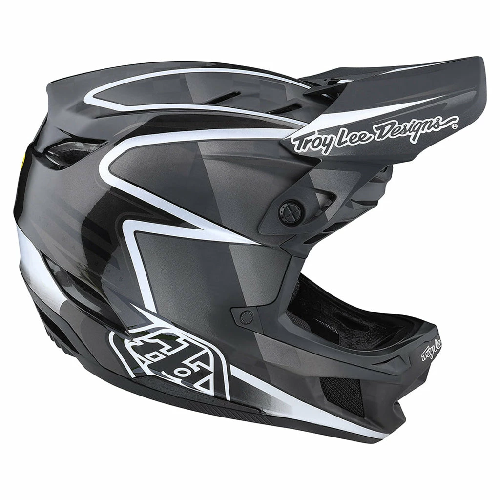 Troy Lee Designs D4 Carbon Lines BMX Helmet-Black/Gray 6 Troy Lee Designs D4 Carbon Lines BMX Helmet-Black/Gray