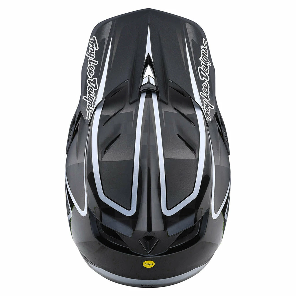 Troy Lee Designs D4 Carbon Lines BMX Helmet-Black/Gray 8 Troy Lee Designs D4 Carbon Lines BMX Helmet-Black/Gray