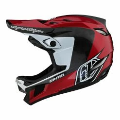 PROTECTIVE GEAR Troy Lee Designs D4 Carbon MIPS Corsa Sram Helmet-Red
