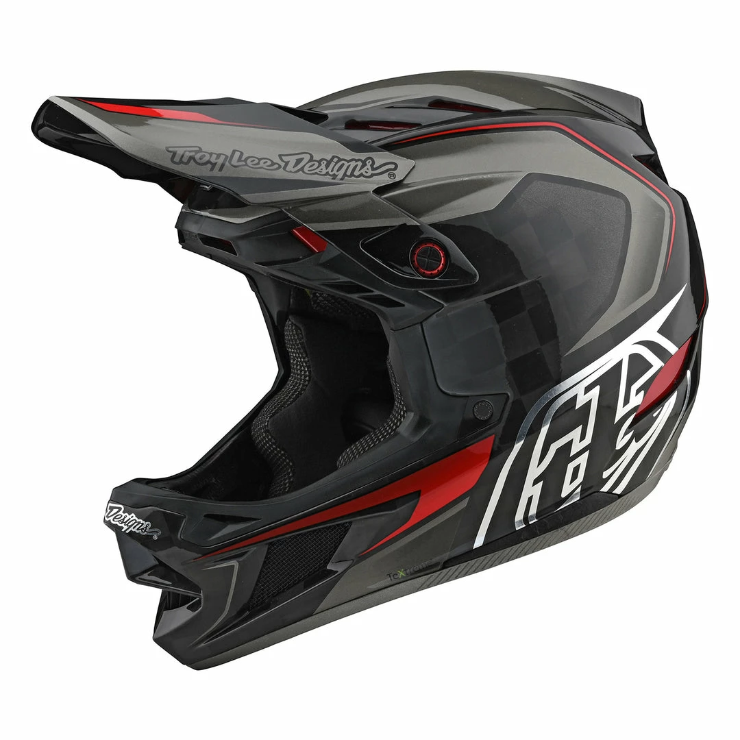 Troy Lee Designs D4 Carbon MIPS Exile Helmet-Gray PROTECTIVE GEAR 1 Troy Lee Designs D4 Carbon MIPS Exile Helmet-Gray PROTECTIVE GEAR